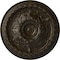 Ekena Millwork Oslo Ceiling Medallion (Fits Canopies up to 7 5/8"), 38 3/8"OD x 2 7/8"P, Stone Hearth Crackle CM38OSSHC - alternate 1